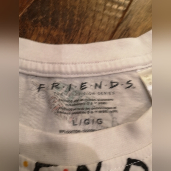 FRIENDS Crop Top, Cotton Crop Top, Friends Gift, Size Large - Picture 3 of 4